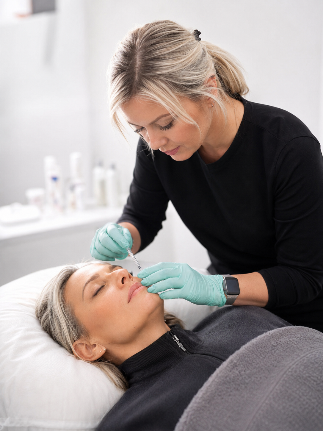 A professional treatment at The Aesthetics Studio